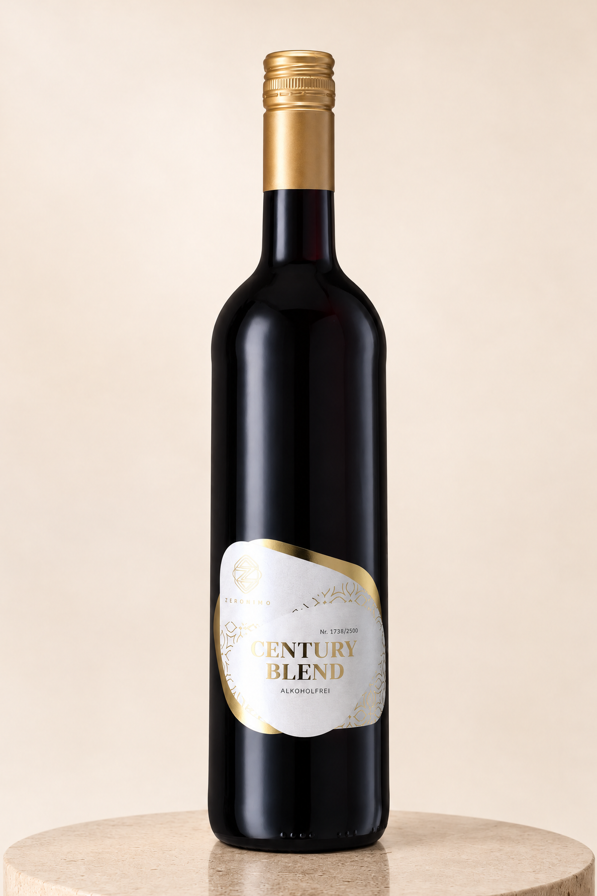 Century Blend 750ml bottle, front label