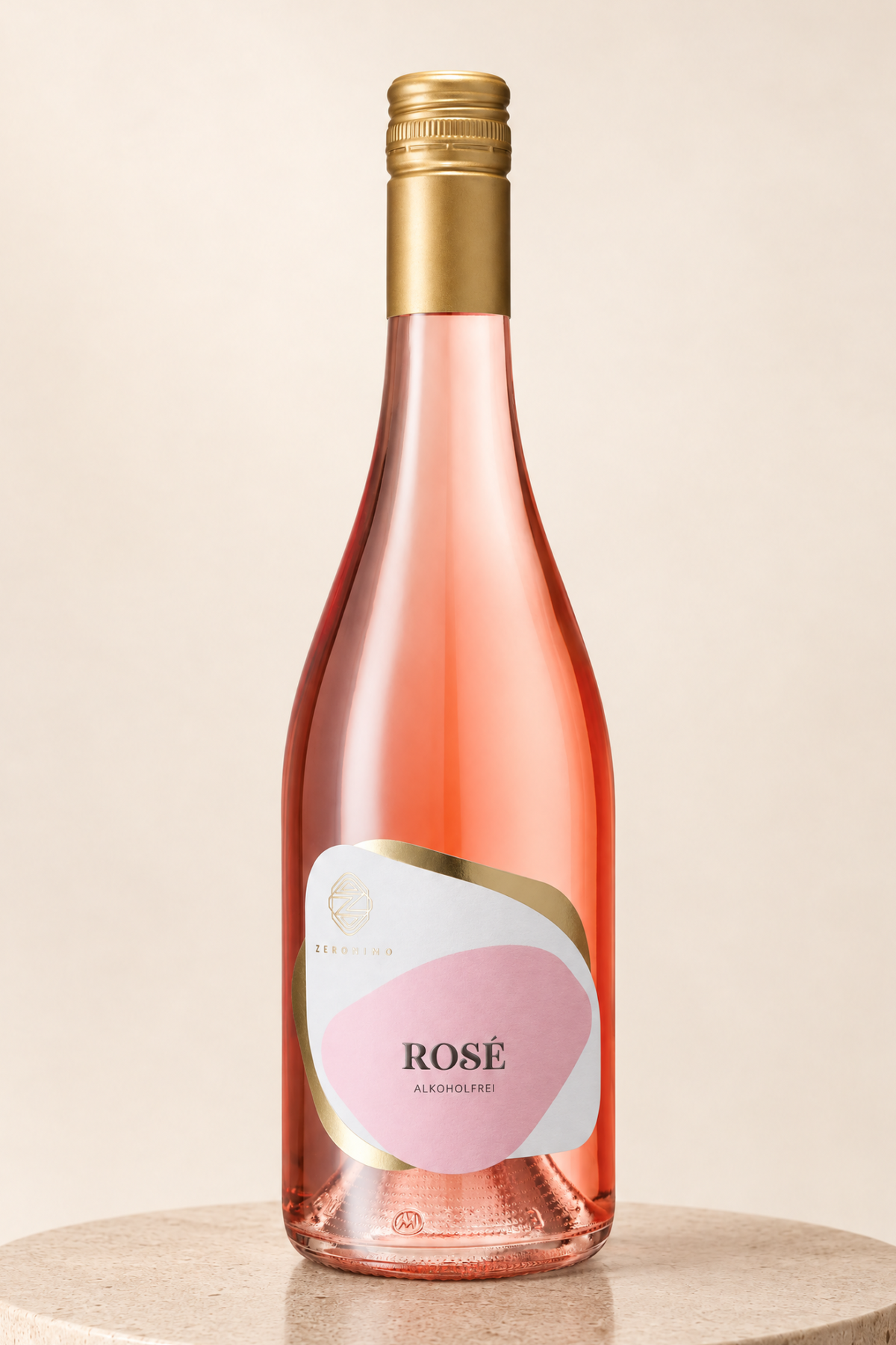 Zeronimo Rosé 2025, 750ml bottle, front