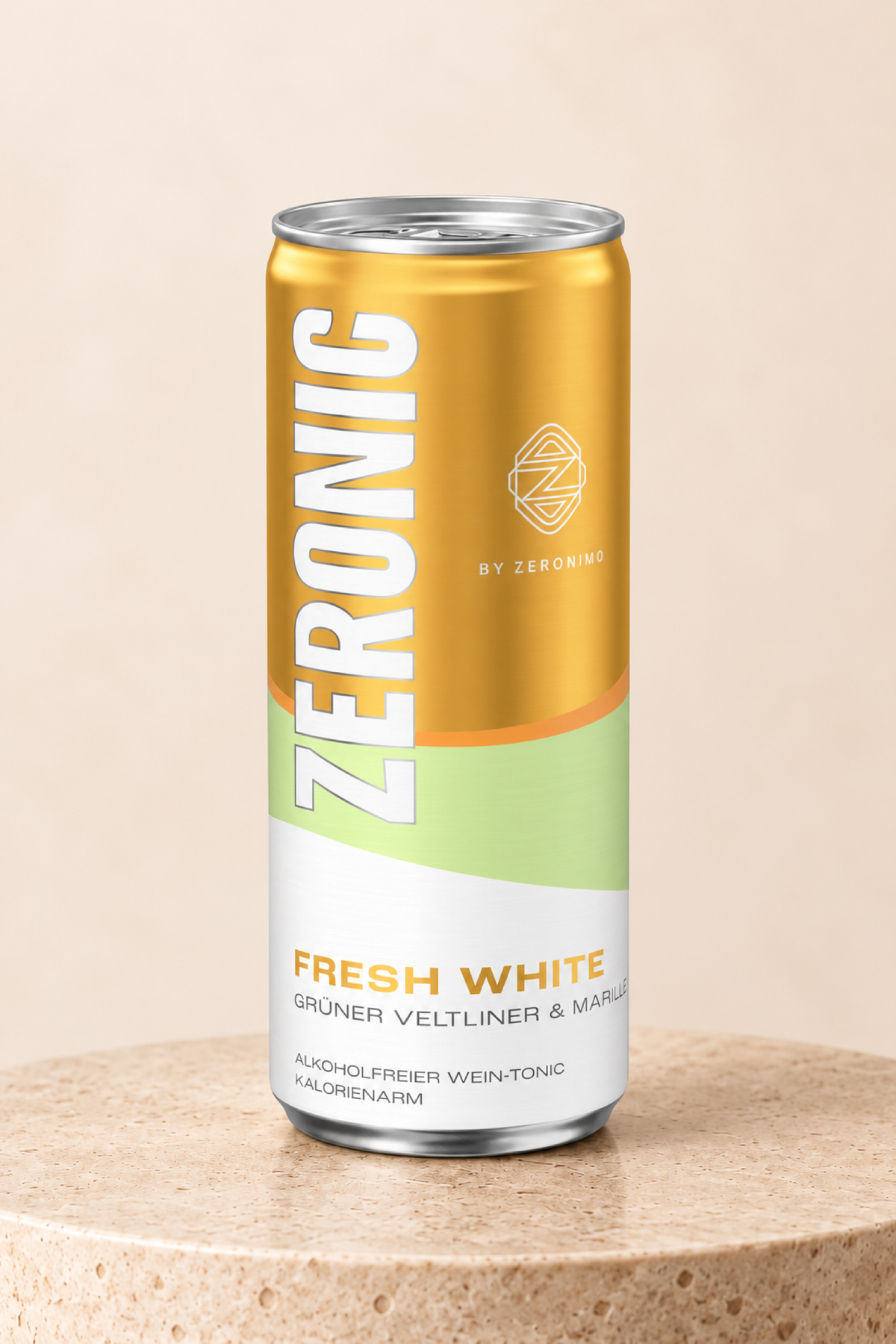 ZERONIC Fresh White, 250ml can, front